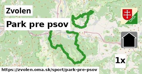 Park pre psov, Zvolen