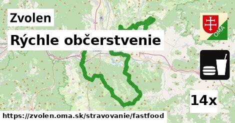 Rýchle občerstvenie, Zvolen