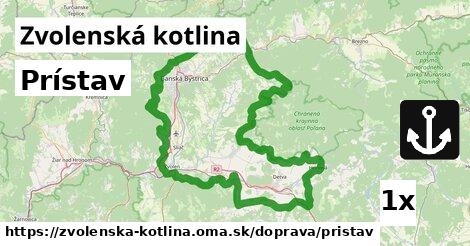 Prístav, Zvolenská kotlina