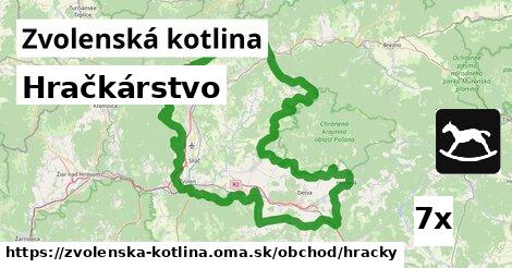 Hračkárstvo, Zvolenská kotlina