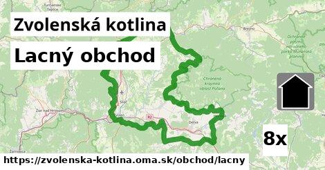 Lacný obchod, Zvolenská kotlina