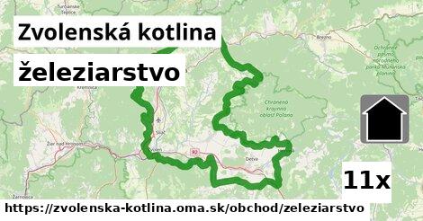 železiarstvo, Zvolenská kotlina