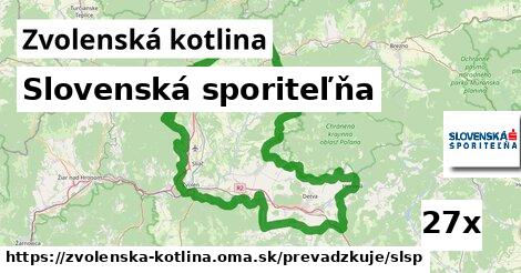 Slovenská sporiteľňa, Zvolenská kotlina