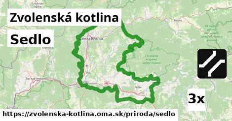 Sedlo, Zvolenská kotlina