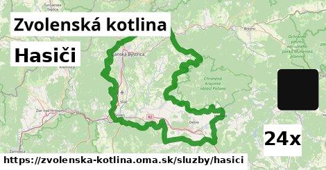 Hasiči, Zvolenská kotlina