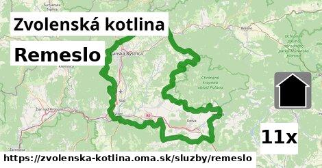 Remeslo, Zvolenská kotlina