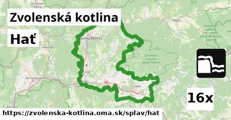 Hať, Zvolenská kotlina