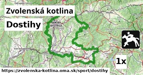 Dostihy, Zvolenská kotlina