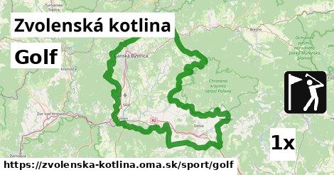 Golf, Zvolenská kotlina