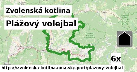 Plážový volejbal, Zvolenská kotlina