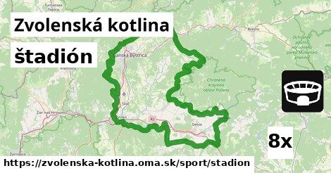 štadión, Zvolenská kotlina