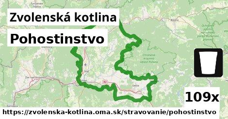 Pohostinstvo, Zvolenská kotlina