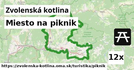 Miesto na piknik, Zvolenská kotlina