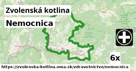 Nemocnica, Zvolenská kotlina