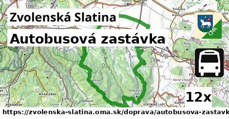 Autobusová zastávka, Zvolenská Slatina