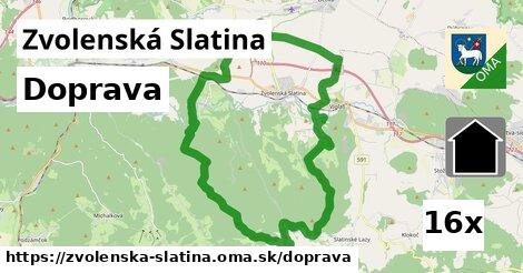 doprava v Zvolenská Slatina