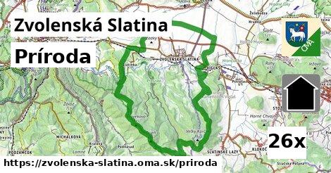 príroda v Zvolenská Slatina