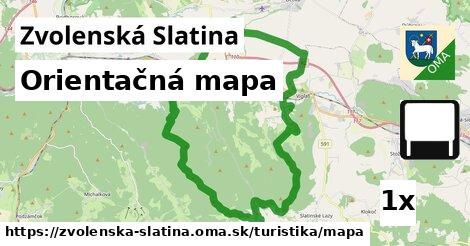 Orientačná mapa, Zvolenská Slatina