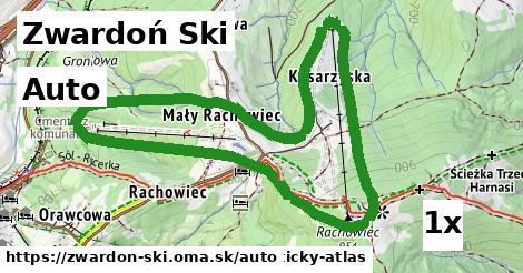 auto v Zwardoń Ski