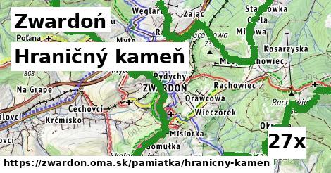 Hraničný kameň, Zwardoń