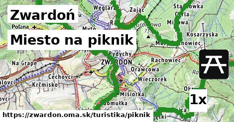 miesto na piknik v Zwardoń