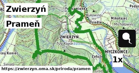 prameň v Zwierzyń