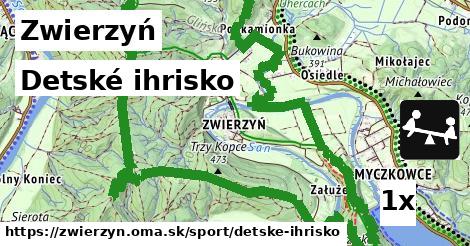 detské ihrisko v Zwierzyń