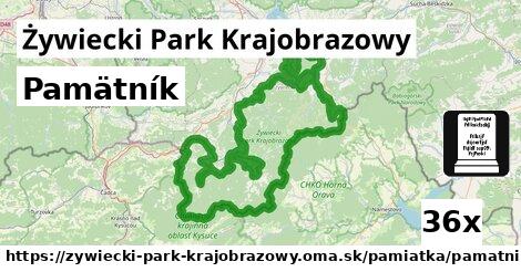 Pamätník, Żywiecki Park Krajobrazowy