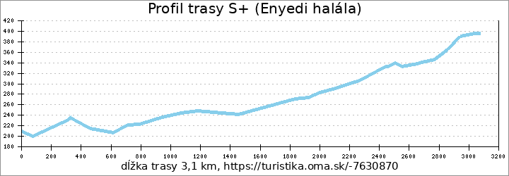 profil trasy S+ (Enyedi halála)