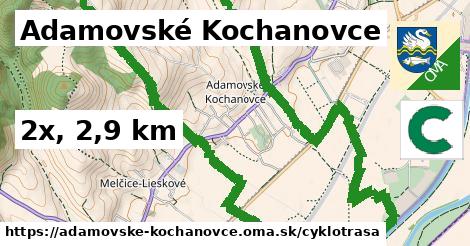 Adamovské Kochanovce Cyklotrasy  