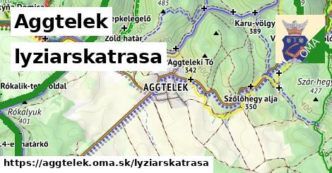 Aggtelek Lyžiarske trasy  