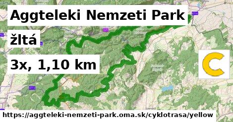 Aggteleki Nemzeti Park Cyklotrasy žltá 