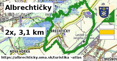 Albrechtičky Turistické trasy  