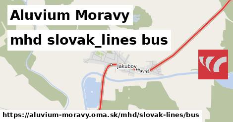 Aluvium Moravy Doprava slovak-lines bus