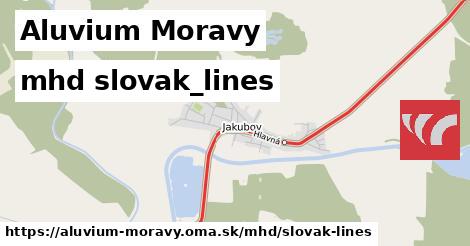 Aluvium Moravy Doprava slovak-lines 