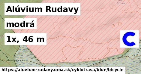 Alúvium Rudavy Cyklotrasy modrá bicycle