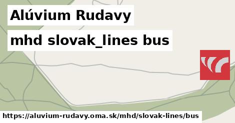 Alúvium Rudavy Doprava slovak-lines bus