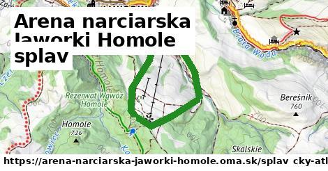 Arena narciarska Jaworki Homole Splav  