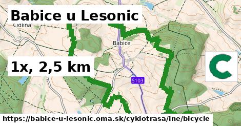 Babice u Lesonic Cyklotrasy iná bicycle