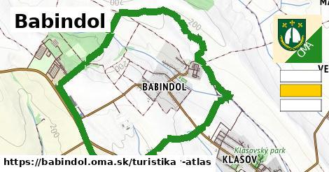 Babindol Turistické trasy  
