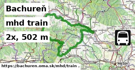 Bachureň Doprava train 