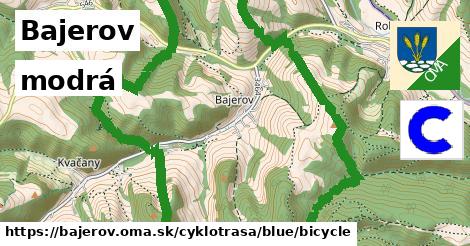 Bajerov Cyklotrasy modrá bicycle