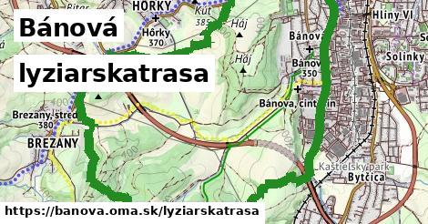 Bánová Lyžiarske trasy  