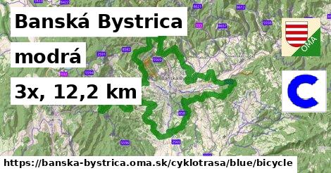 Banská Bystrica Cyklotrasy modrá bicycle