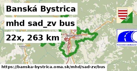 Banská Bystrica Doprava sad-zv bus