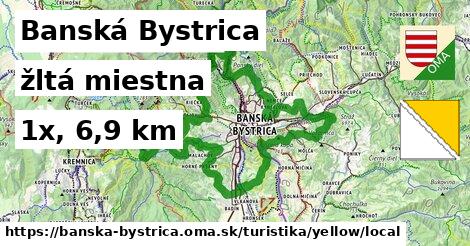 Banská Bystrica Turistické trasy žltá miestna