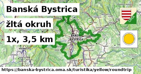 Banská Bystrica Turistické trasy žltá okruh