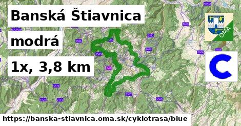Banská Štiavnica Cyklotrasy modrá 