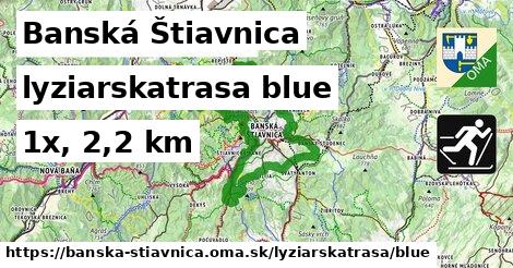 Banská Štiavnica Lyžiarske trasy modrá 