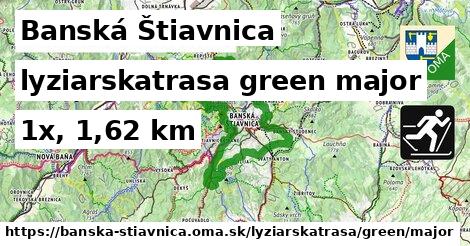 Banská Štiavnica Lyžiarske trasy zelená hlavná